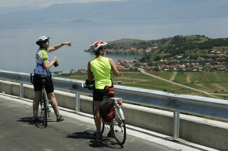 cycling in Albania and Macedonia