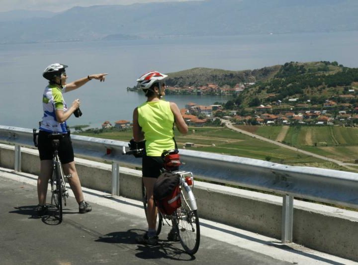 cycling in Albania and Macedonia